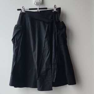 Wilfred Wrap Lightweight Cargo Pocket Tie Waist A-Line Skirt